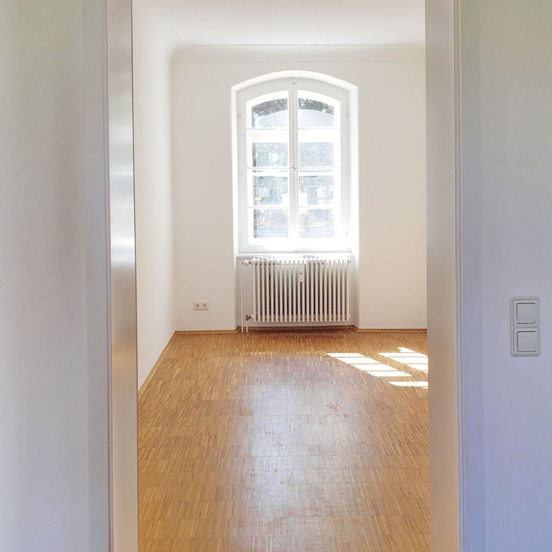 Blick in das Schlafzimmer