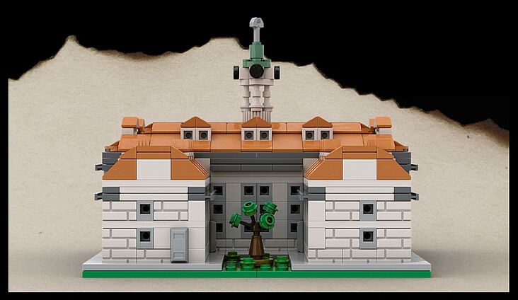 Ansicht der Rückseite des Puzzles