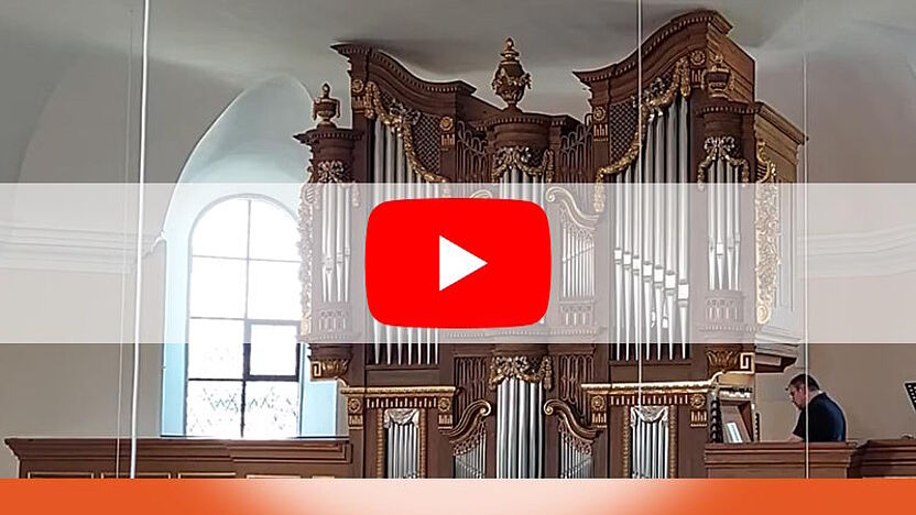 Youtube-Link mit Rensch-Orgel der evangelischen Kirche Angelbachtal-Eichtersheim im Hintergrund