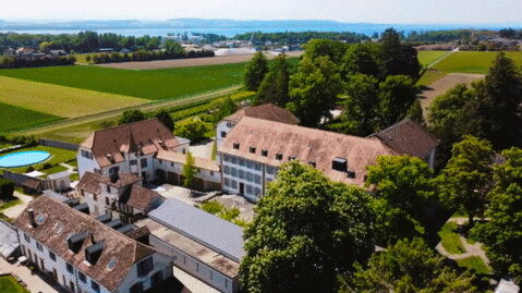 Luftaufnahme von Montmirail