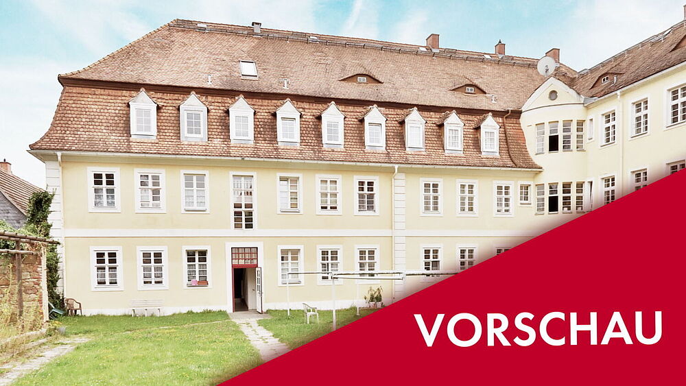 Vorabinformationen zu einer Wohnung im Witwenhaus in Herrnhut