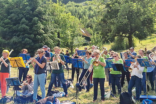 Platzkonzert an der Sommerrodelbahn