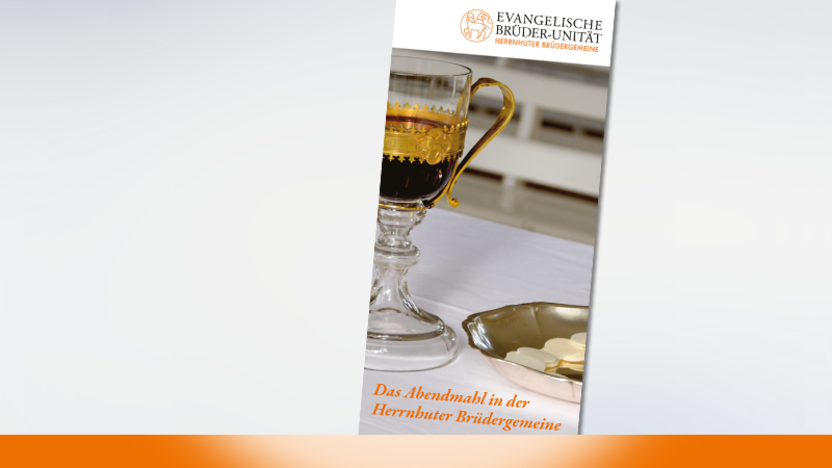 Download-Link mit Abbildung des Covers vom Flyer zum Thema Abendmahl