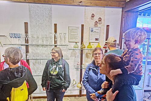 Besuch der Glasbläserei in Wolfach