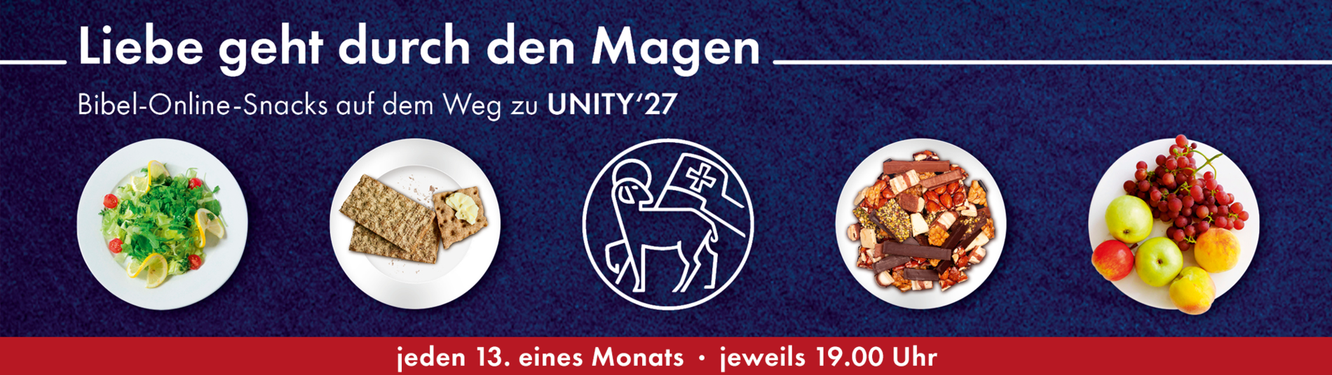 Liebe geht durch den Magen – Bibel-Online-Snacks auf dem Weg zu Unity'27