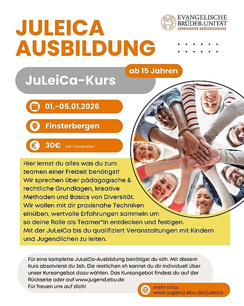 Flyer mit Daten zur Veranstaltung