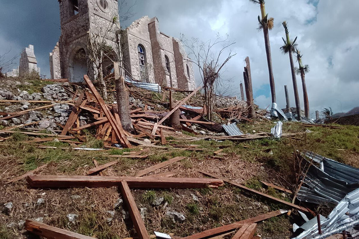 Ruine der Carmel Moravian Church