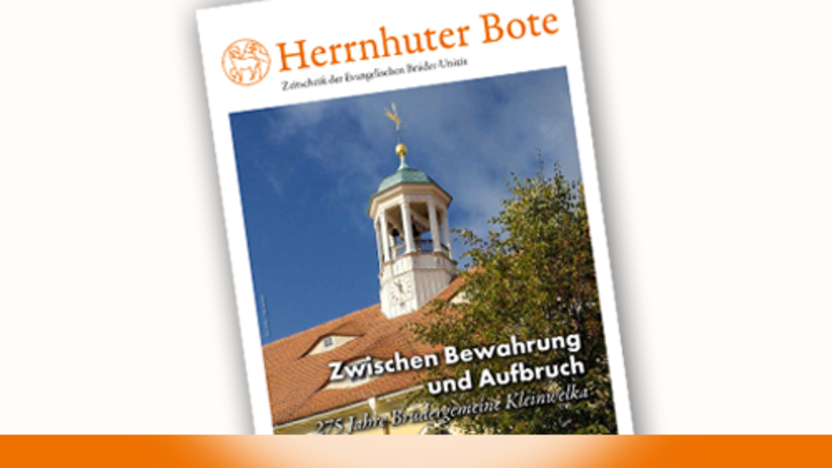 Link zum Herrnhuter Boten 321 mit Cover