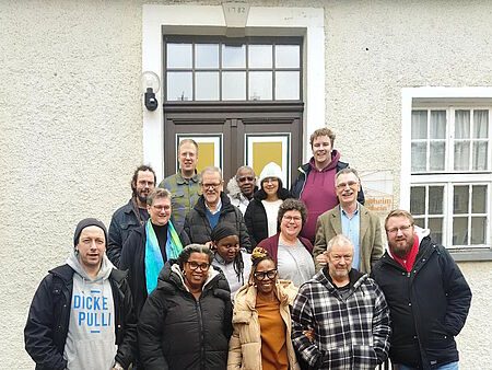 Gruppenbild vorm Rüstzeitenheim Sonnenschein