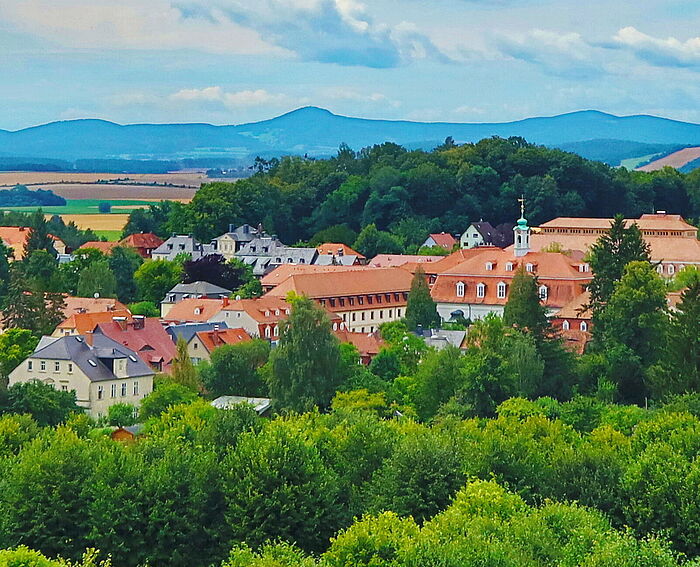 Herrnhut_Kirchensaal_Ortsansicht
