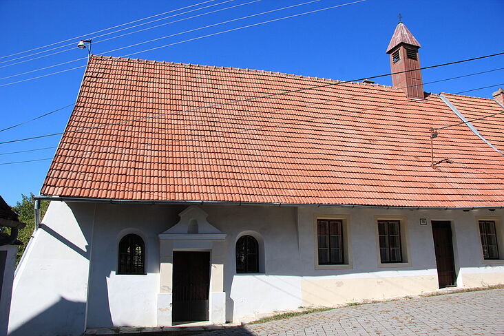 Bethaus der Hutterer im slowakischen Veľké Leváre/Großschützen
