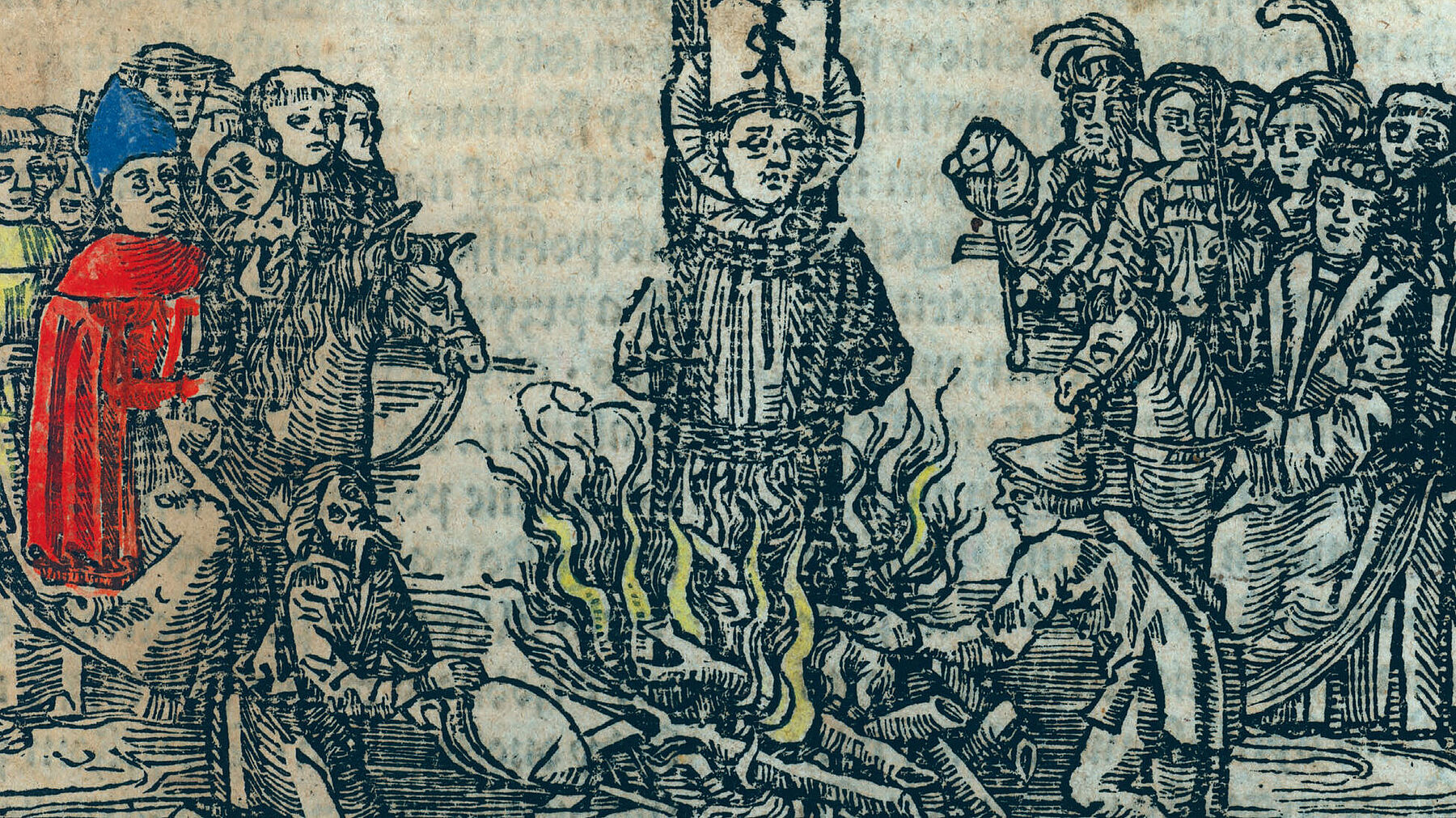 Der tschechische Reformator Jan Hus wird 1415 als Ketzer in Konstanz verbrannt.