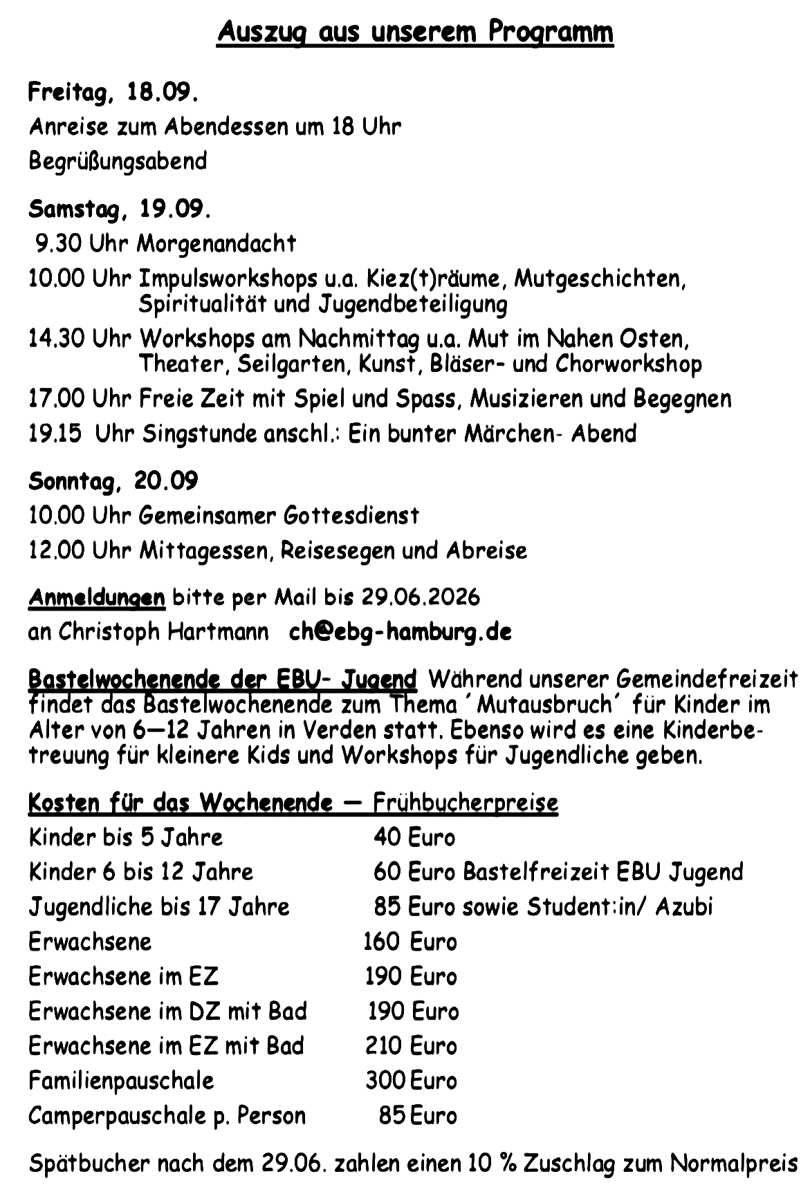 Programminfo