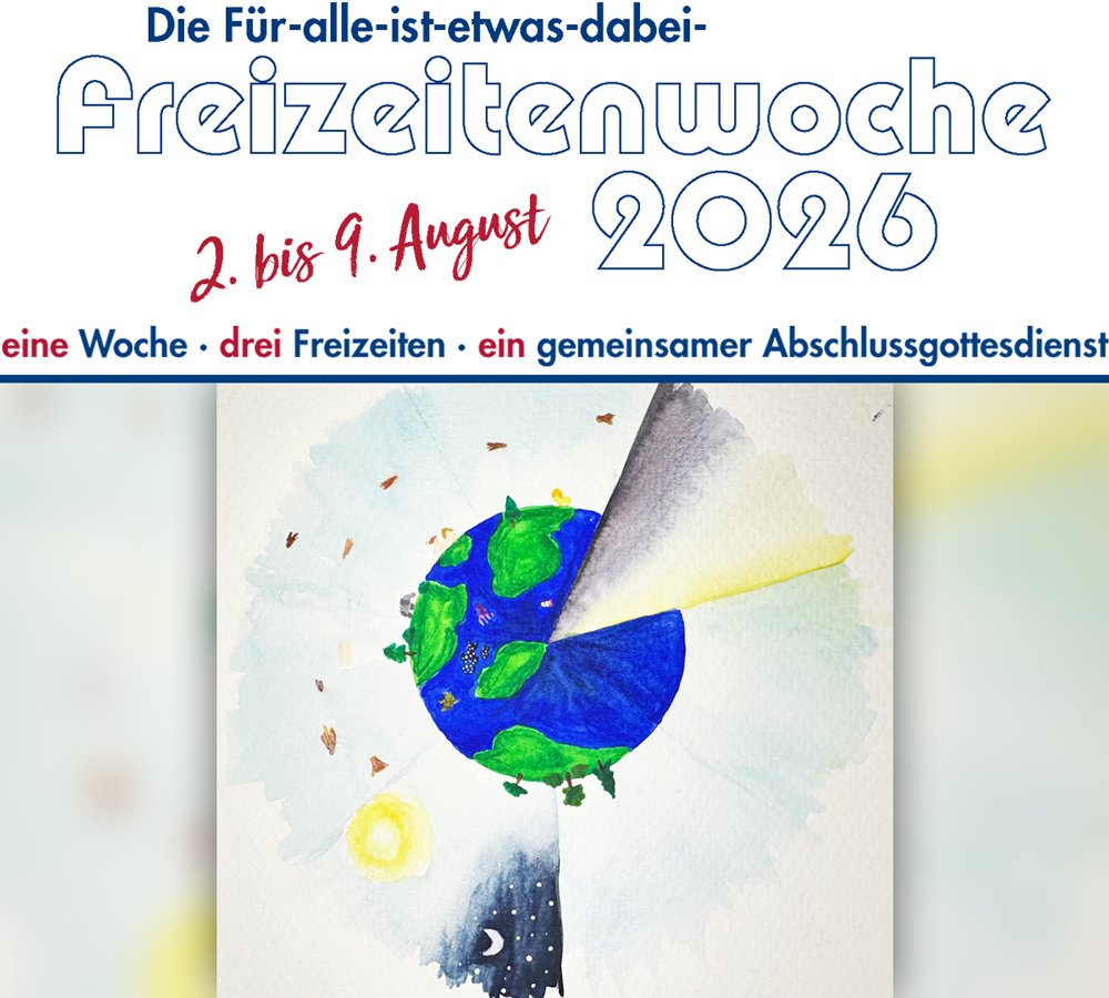 Aquarellzeichnung für die Kinderrüsttage